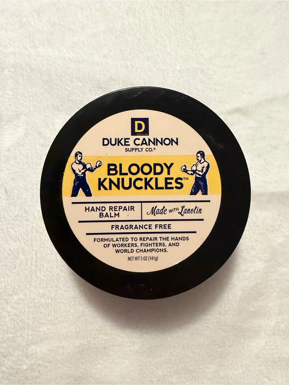 Duke Cannon Bloody Knuckles Hand Repair Balm - Fragrance Free 5 Oz